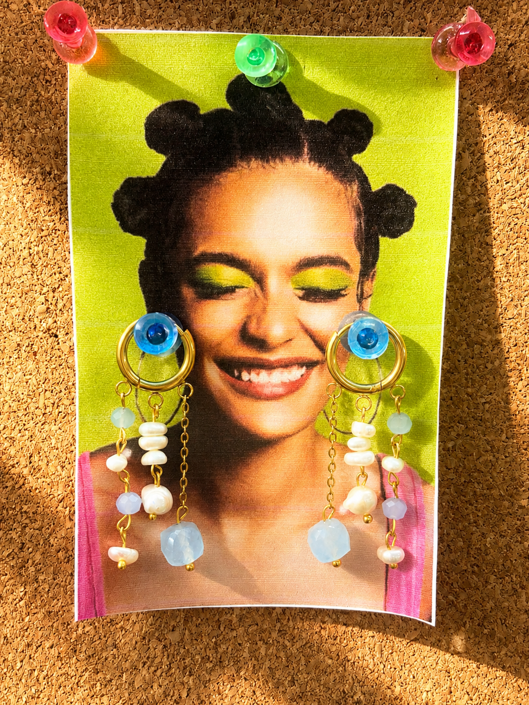 sky earrings