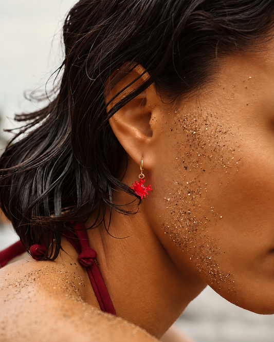 mr crabs earrings
