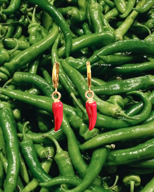 tikhi mirchi earrings