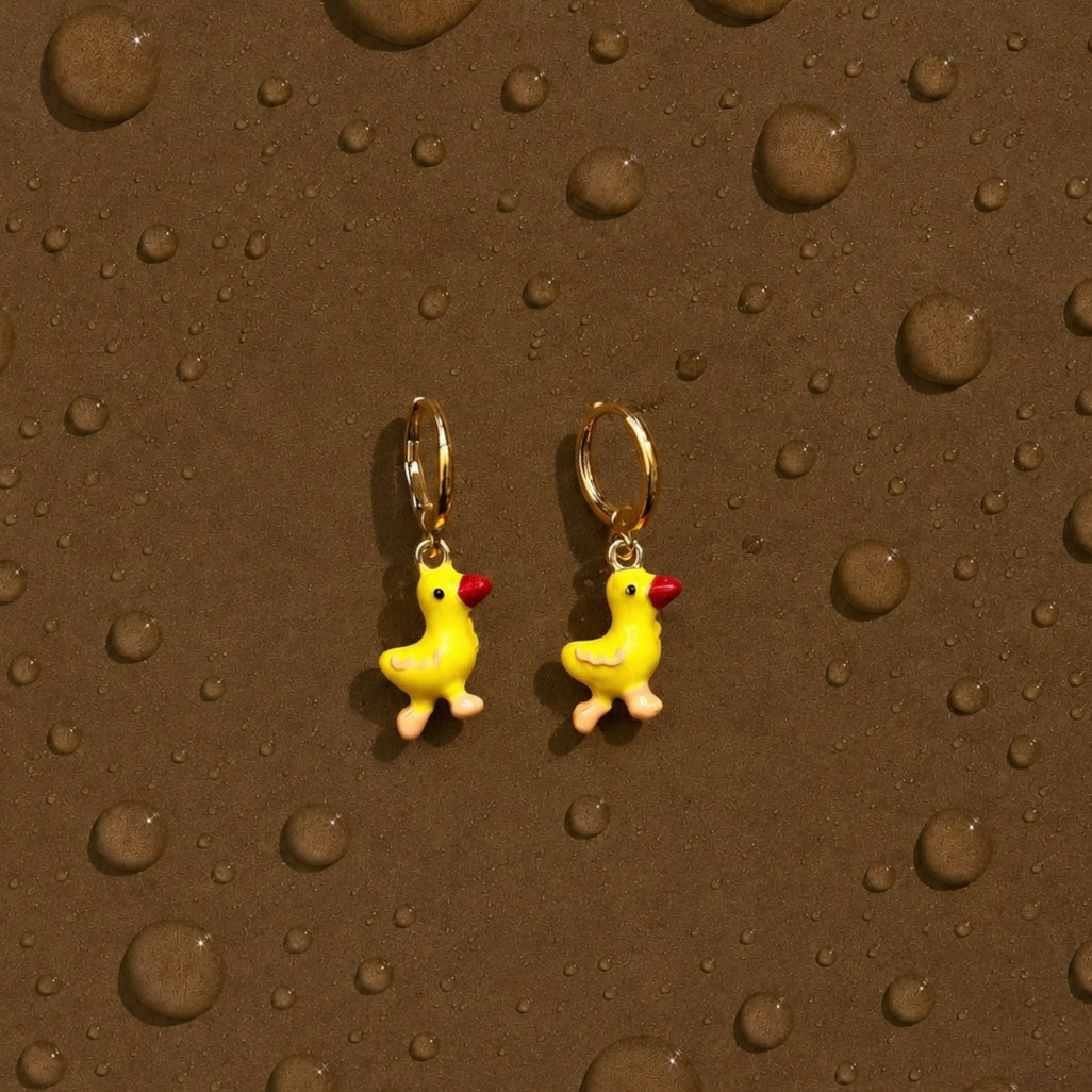 duckling earrings