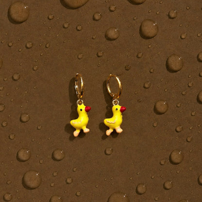 duckling earrings