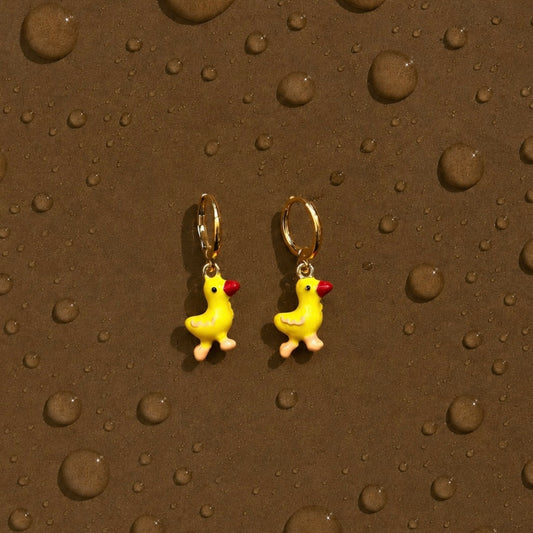 duckling earrings