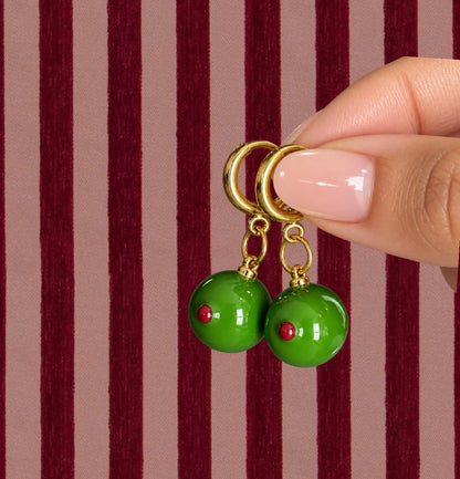 olive earrings