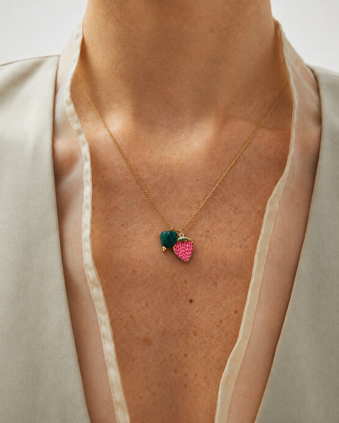 berry necklace