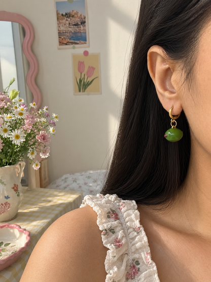 olive earrings