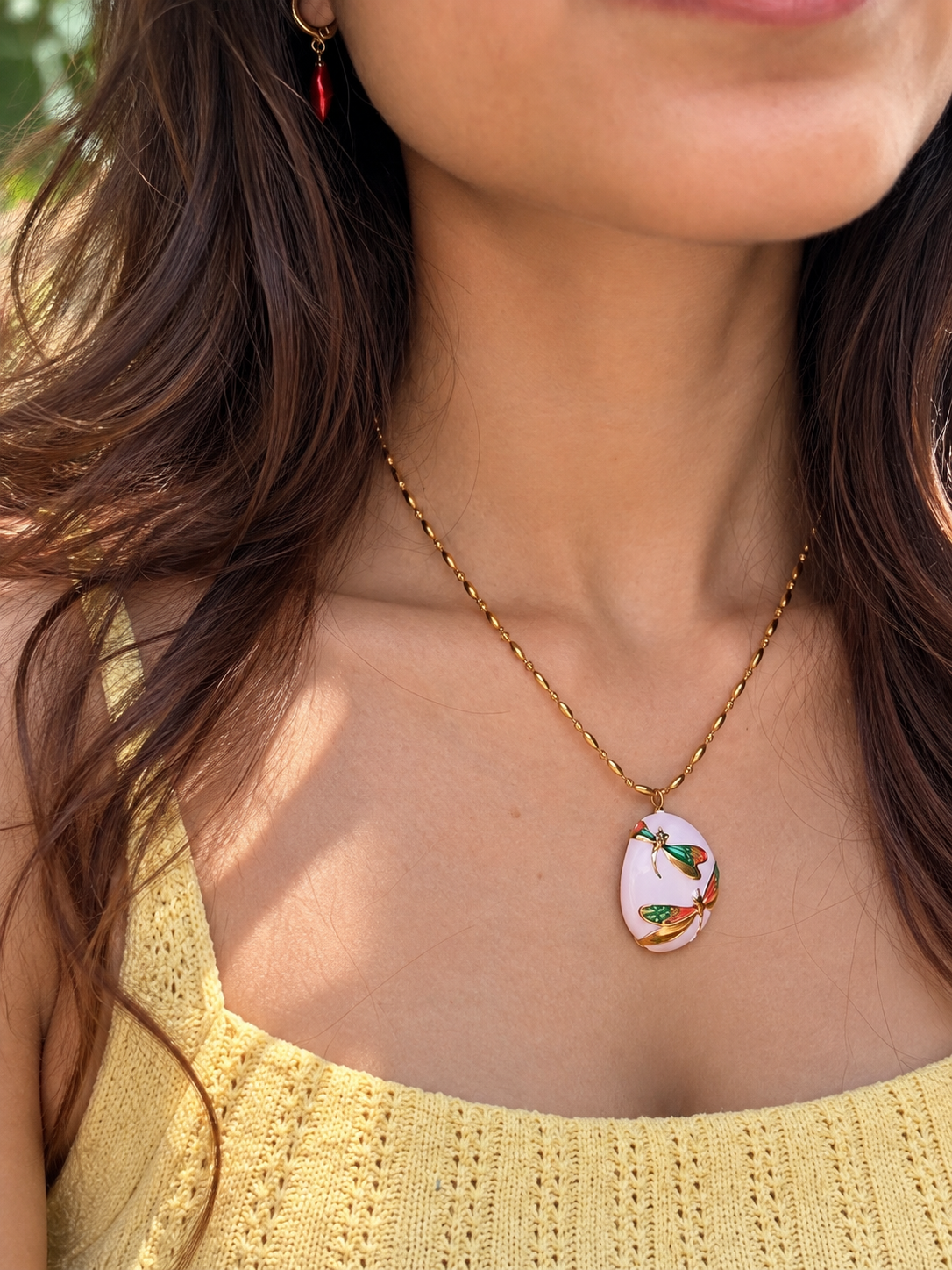 dragon fly necklace