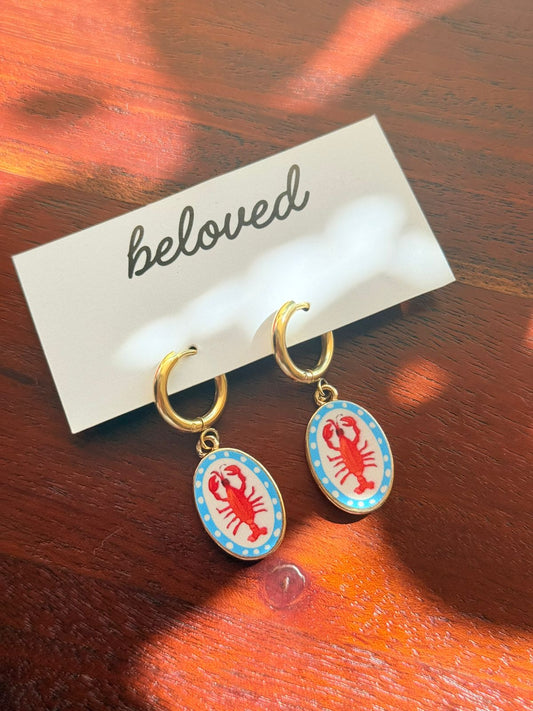 Lobster Earrings
